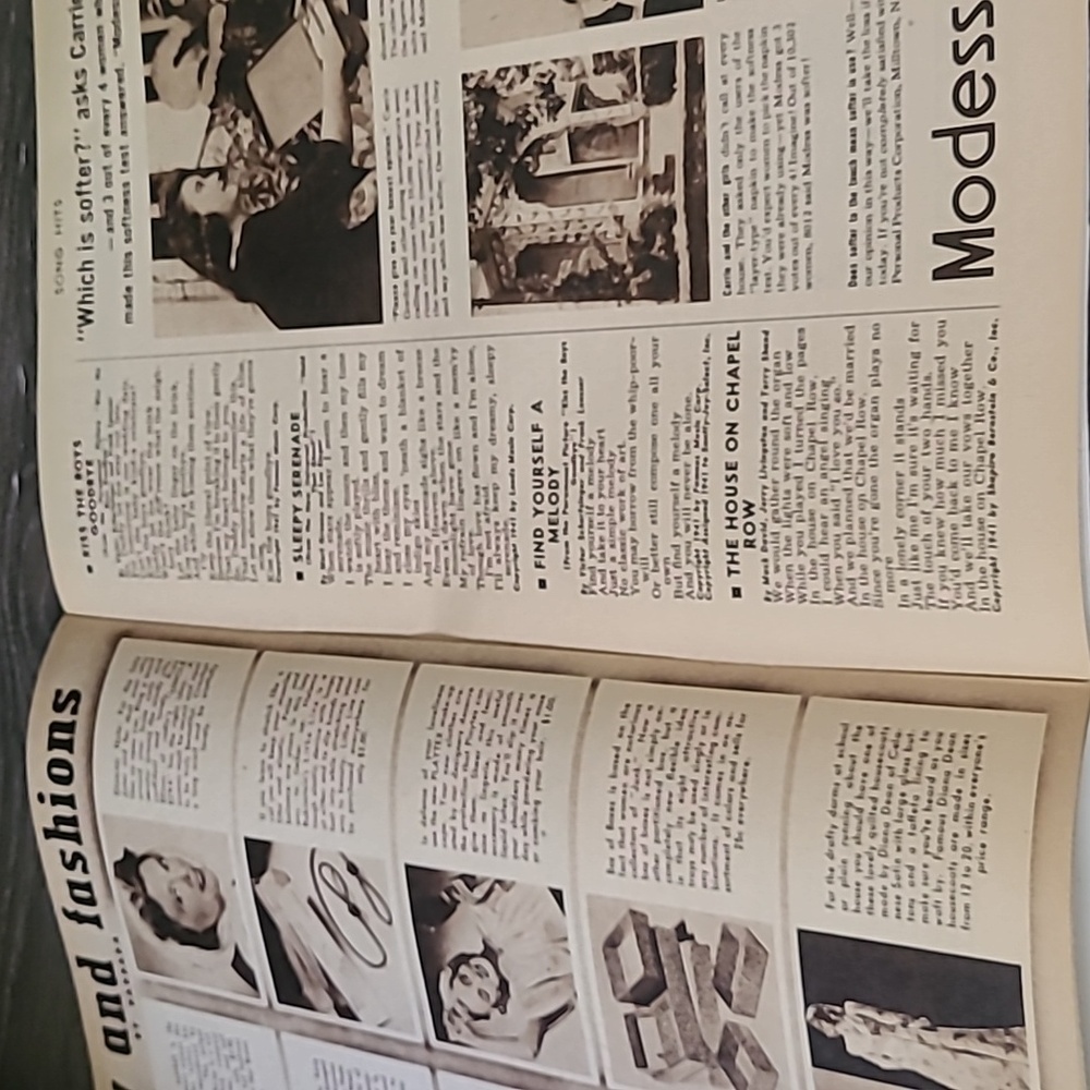 Vintage Song Hits Magazine with Green and White Cover With Bing Crosby - Picture 3 of 4